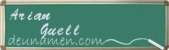 Arian Guell Visitenkarte